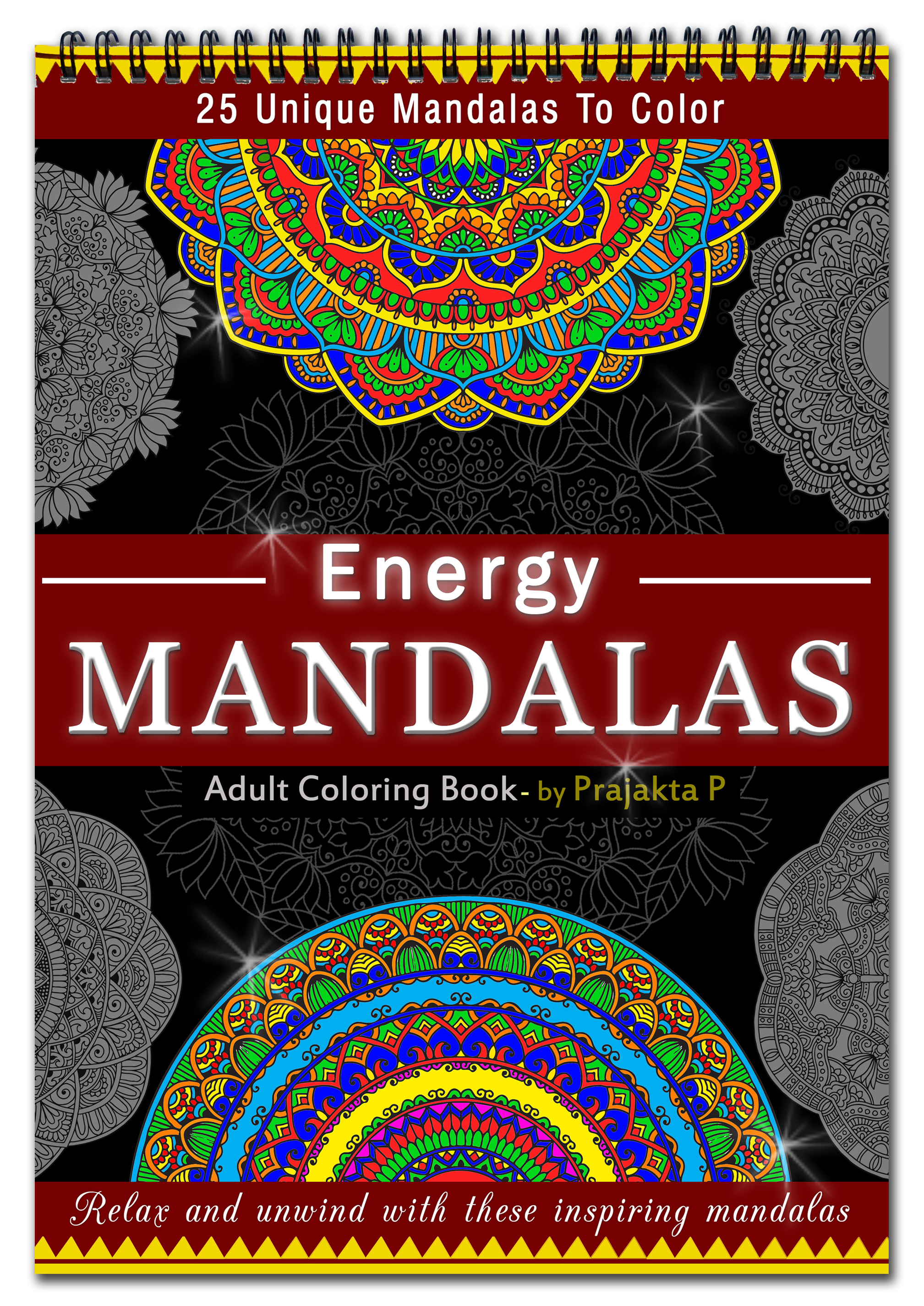 Energy Mandalas: stress relieving intricate mandalas for grown-ups