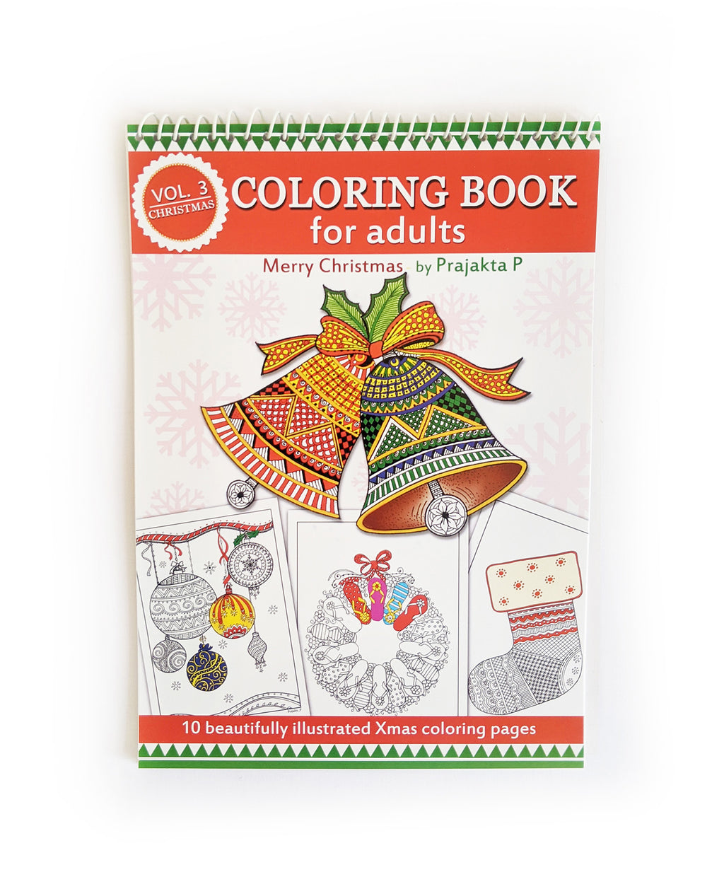 Merry Christmas : Festive coloring book with intricate designs