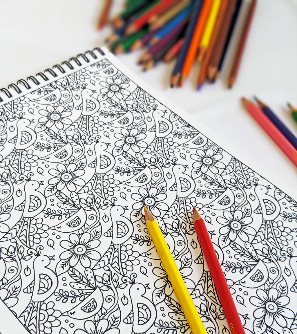 Hypnotic Patterns: Coloring Book for Adults – Stress relieving patterns for Mindfulness and Relaxation (Paperback)