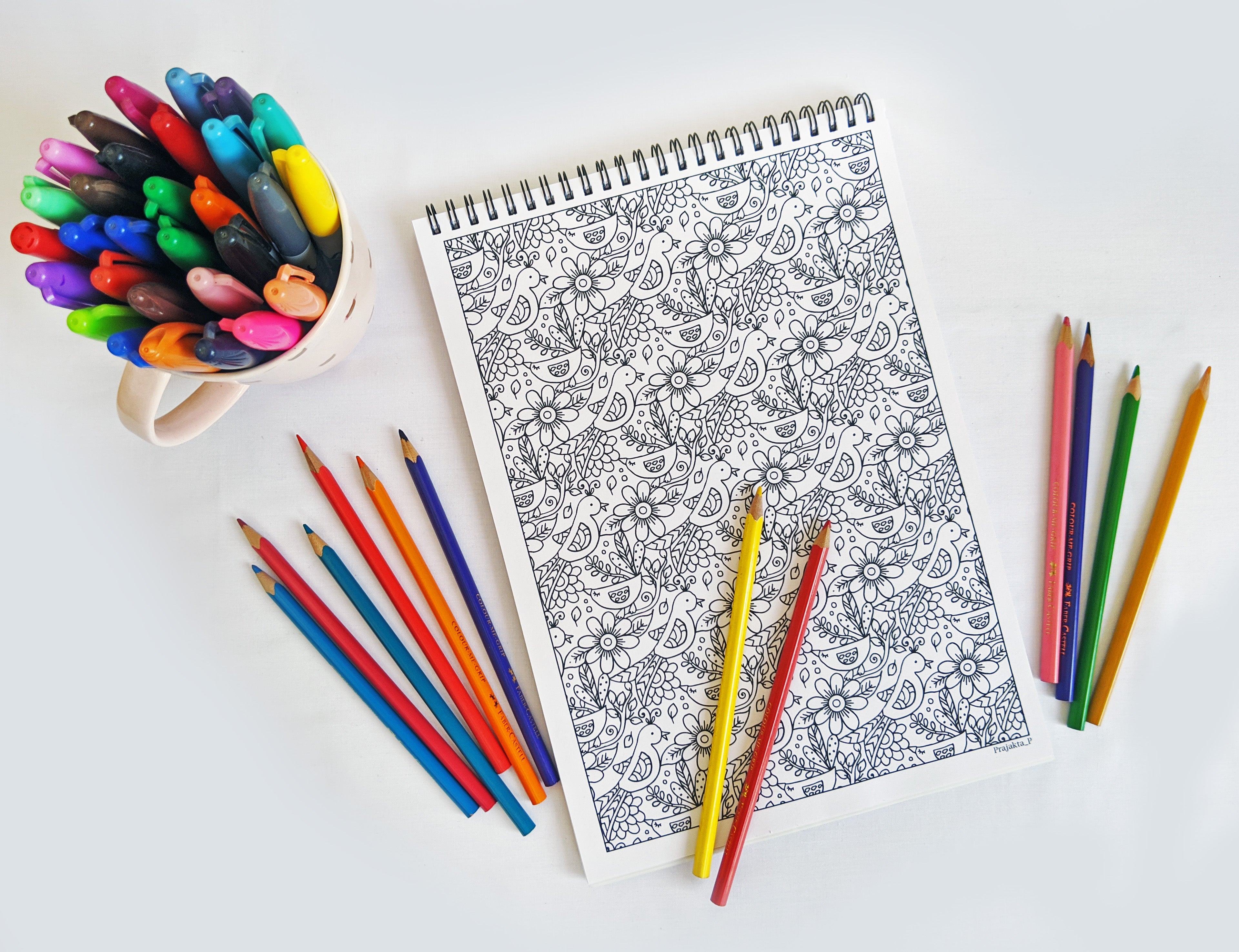 Hypnotic Patterns: Coloring Book for Adults – Stress relieving patterns for Mindfulness and Relaxation (Paperback)