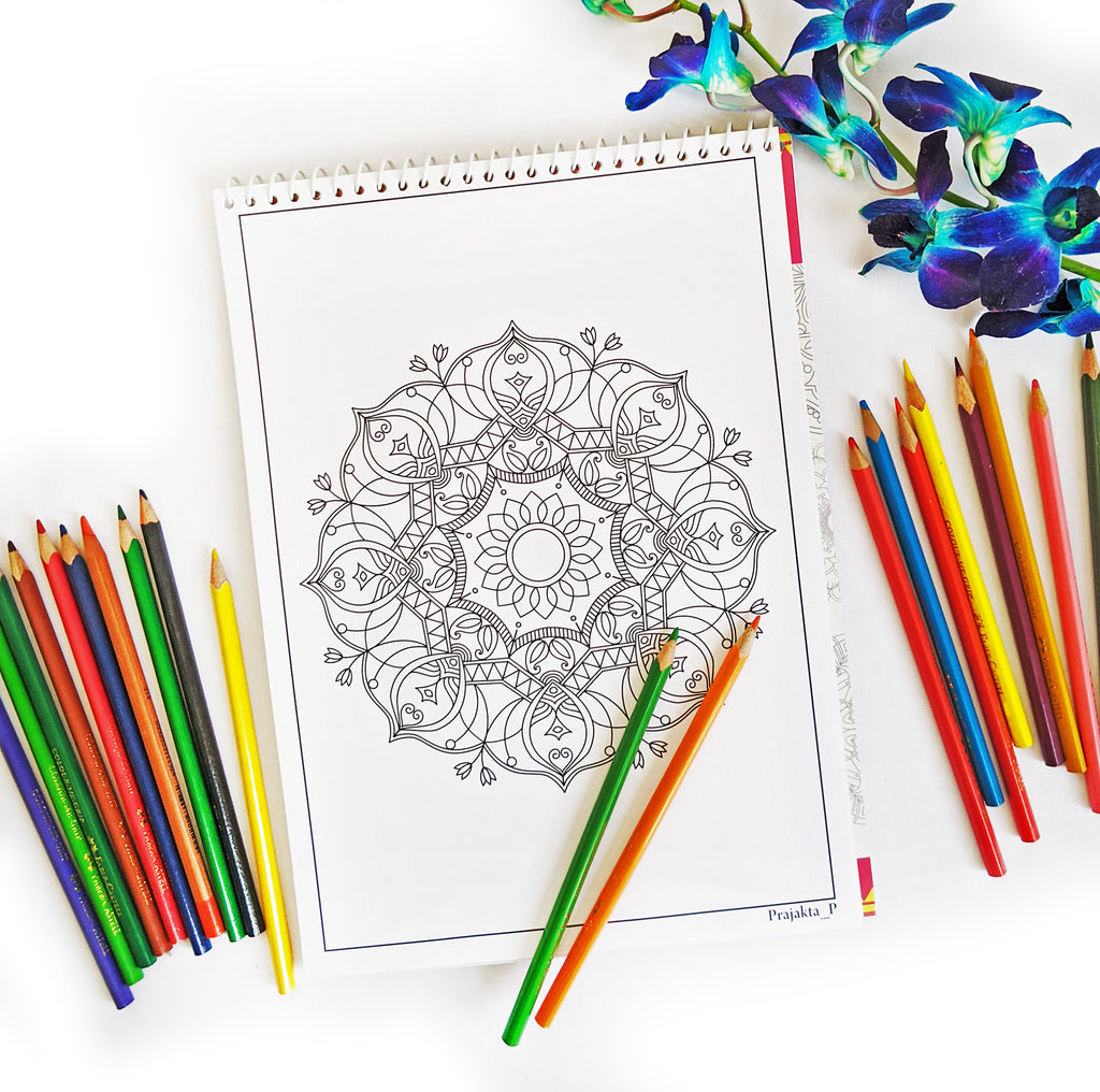 Relaxing Mandalas: Adult Coloring Book