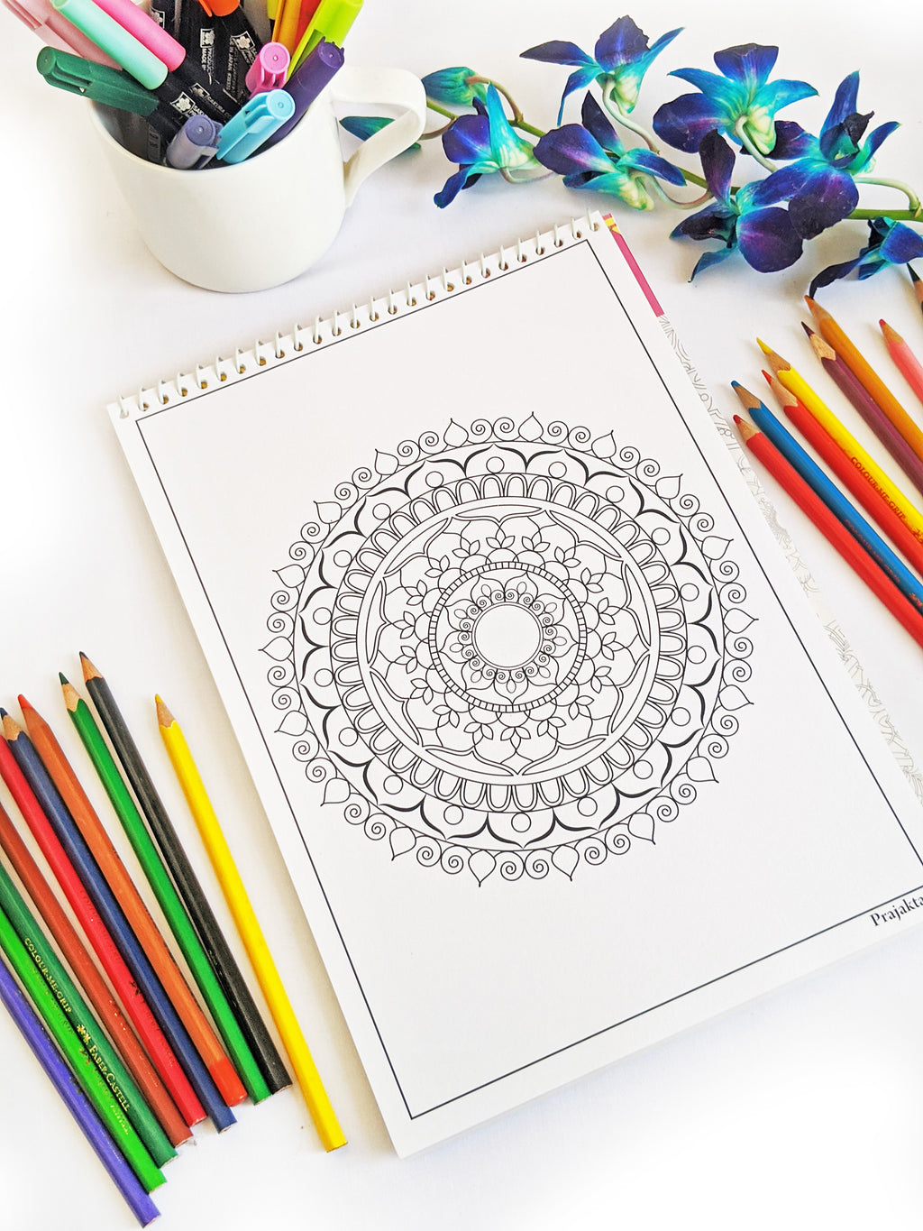 Relaxing Mandalas: Adult Coloring Book