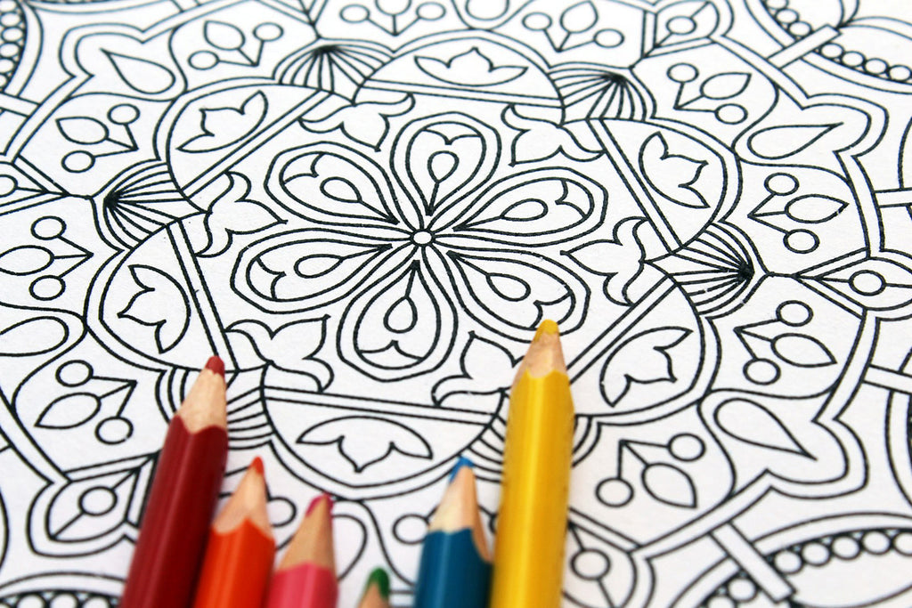 Relaxing Mandalas: Adult Coloring Book