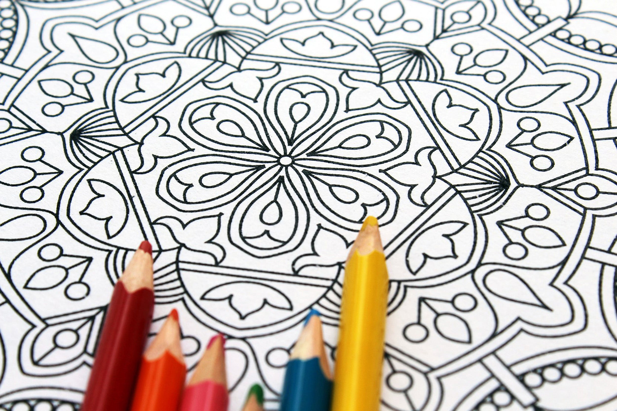 Relaxing Mandalas: Adult Coloring Book